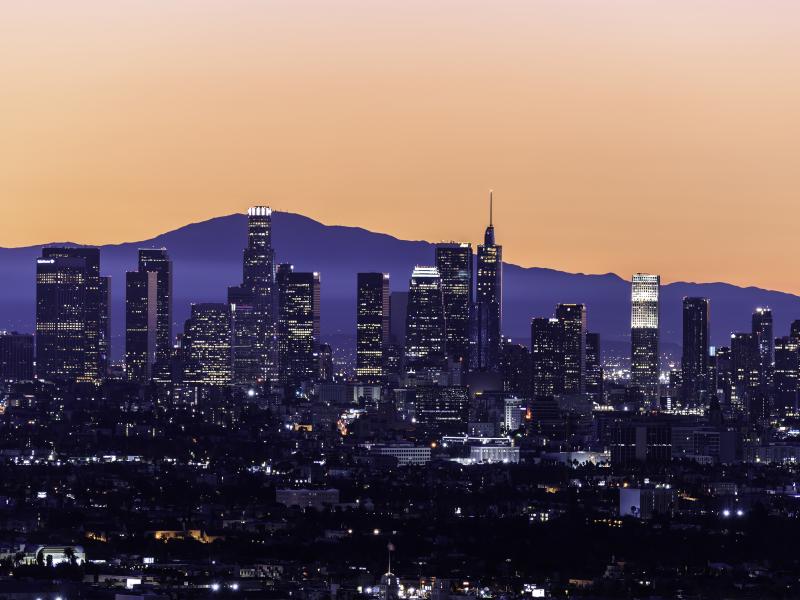 LA skyline